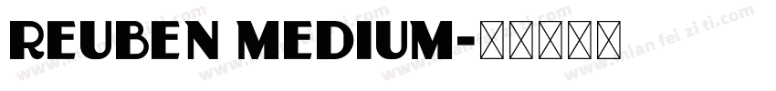 Reuben Medium字体转换